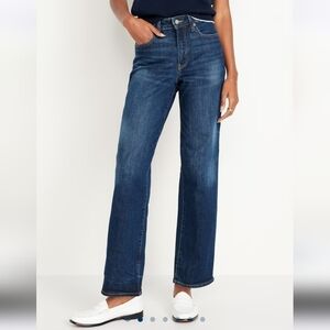 Old Navy High-Rise OG Loose Blue Jeans